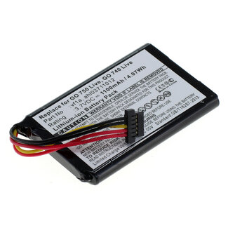 OTB OTB Akku kompatibel zu TomTom Go 740 Live / Go 750 Live Li-Ion