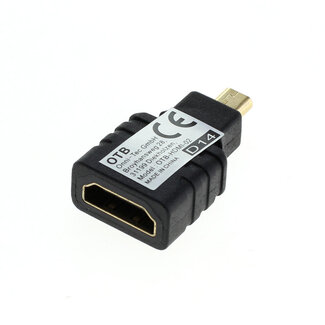 OTB OTB High Speed HDMI Adapter HDMI-Buchse auf micro-HDMI-Stecker