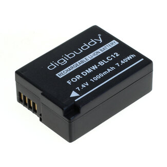 Digibuddy digibuddy Akku kompatibel zu Panasonic DMW-BLC12 Li-Ion