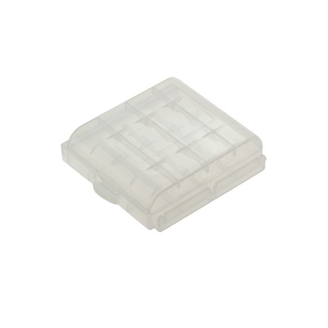 Transportbox für Akkus / Batterien - Mignon (AA) / Micro (AAA) - 4er-Box