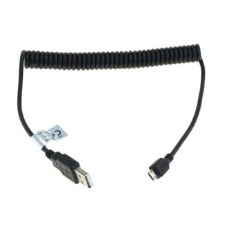 OTB OTB Datenkabel Micro-USB - Spiralkabel - schwarz