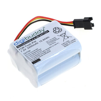 Digibuddy digibuddy Akku kompatibel zu Tivoli Pal / iPal / Teac R-1 / R-2 / R-5 NiMH - 3-poliger Stecker