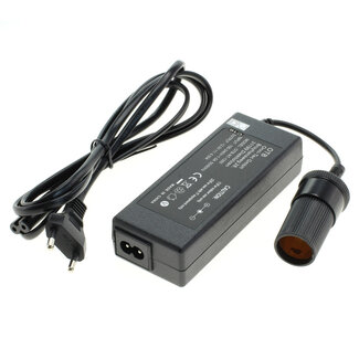 OTB OTB Spannungswandler 220V AC auf 12V/6A DC mit Zigarettenanzündersteckdose passend für 12V-Kühlboxen