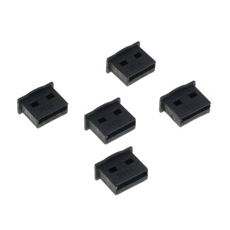OTB OTB Staubschutz-Kappen Set für USB-A - 5 Stück - schwarz