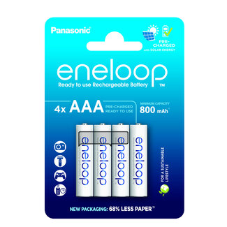 OTB Panasonic eneloop 4x AAA 800mAh - 4er Blister (BK-4MCDE/4CP