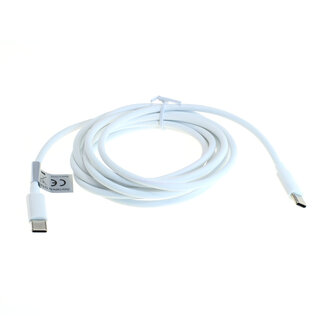 OTB OTB Datenkabel - USB-C 2.0 Stecker auf USB-C 2.0 Stecker - USB-PD 60W - 2,0m - weiß