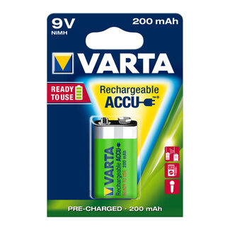 OTB Varta Akku Rechargeable Accu Accu 9V E-Block Ready 2 Use NiMH 200mAh 56722
