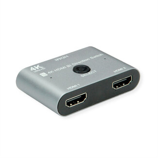Value VALUE 4K HDMI switch, 2-voudig, bidirectioneel