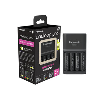 OTB Panasonic eneloop Smart & Quick Ladegerät + 4xAA 2500mAh (K-KJ55HCD40E)