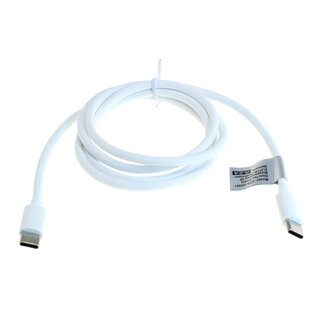 OTB OTB Datenkabel - USB-C 2.0 Stecker auf USB-C 2.0 Stecker - USB-PD 100W - 1,0m - weiß