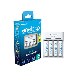 OTB Panasonic eneloop USB-Ladegerät 4x AA 2000mAh (K-KJ61MCD40USB)