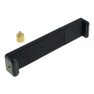 OTB OTB Tablet Halter (verstellbar zwischen 16-22cm) für 1/4 Zoll Stativ Gewinde und 3/8 Zoll Adapter