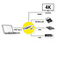 ROLINE Dockingstation USB Type C, 4K HDMI, USB 3.2 Gen 1, SD/MicroSD