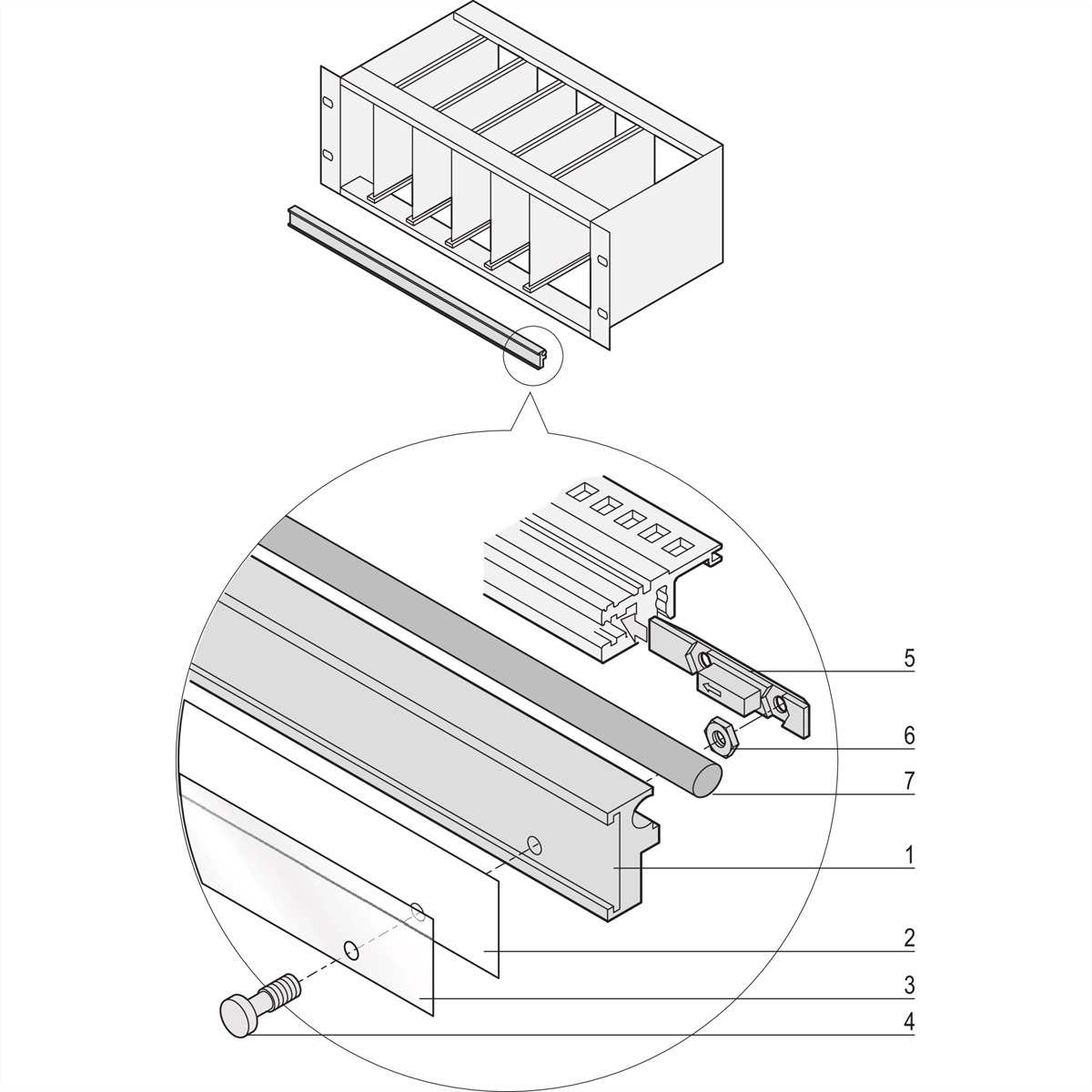 nVent SCHROFF 24560167 19 inch Montagemateriaal