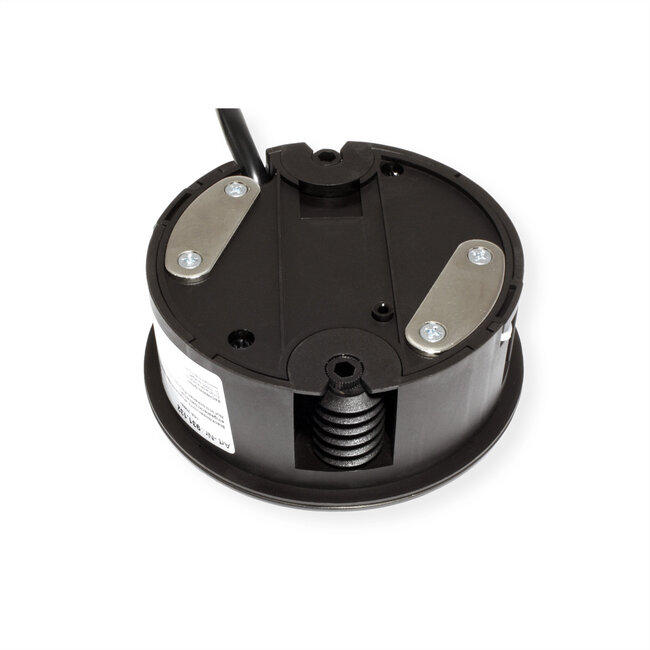 BACHMANN TWIST 1xUTE 1xUSB Charger, AEH RAL9005 30GE, schwarz, 2 m