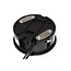 BACHMANN TWIST 1xUTE 1xUSB Charger, AEH RAL9005 30GE, schwarz, 2 m