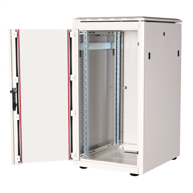 ROLINE 19-inch netwerkkast Pro 22 U, 600x800 BxD Glazen deur grijs