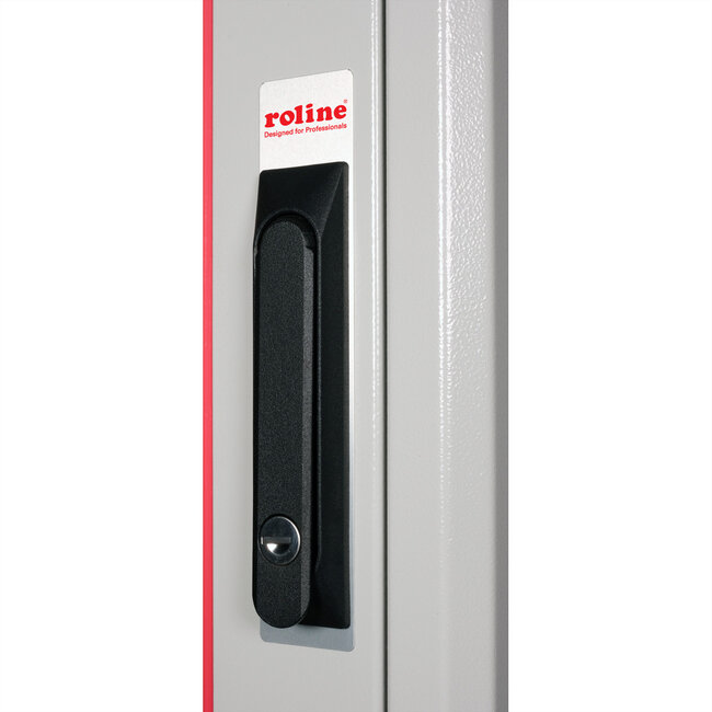 ROLINE 19-inch netwerkkast Pro 22 U, 600x800 BxD Glazen deur grijs