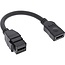 HDMI Keystone module - HDMI (v) | HDMI2.0 (4K 60Hz + HDR) | zwart | 0,20 meter