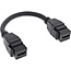 HDMI Keystone module - HDMI Keystone module | HDMI2.0 (4K 60Hz + HDR) | zwart | 0,20 meter