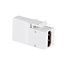 HDMI haaks (90° beneden) Keystone module | HDMI2.0 (4K 60Hz + HDR) | wit