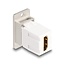 HDMI Keystone module | met inbouwframe | HDMI2.1 (8K 60Hz + HDR) | wit