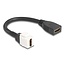 HDMI Keystone module - HDMI (v) | HDMI2.1 (8K 60Hz + HDR) | wit | 0,20 meter