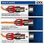 Dual IEC Lock C15 - C14 stroomkabel voor UPS/PDU | 3x 1.00mm (rubber) | zwart | 3 meter