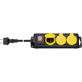 Goobay Goobay IP44 outdoor stekkerdoos | 3 contacten | 3 meter