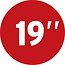 19 inch stekkerdoos | CEE 7/7 - 8x CEE 7/3 | 1U | zwart  | 3 meter