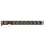 19 inch stekkerdoos | schakelaar | CEE 7/7 - 8x CEE 7/5 (België) | 1U | zwart | 3 meter