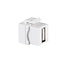 USB-A Keystone module | compact | USB2.0 | wit