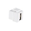 USB-A Keystone module | compact | USB2.0 | wit