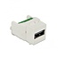 USB-A - terminal block Keystone module | USB2.0 | wit