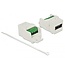 USB-A - terminal block Keystone module | USB2.0 | wit