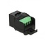 USB-A - terminal block Keystone module | USB2.0 | zwart