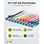 Goobay CAT 6A Patch Cable S/FTP (PiMF), 1 m, Set in 10 Colours