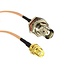 SMA (v) inbouw - BNC (v) inbouw adapter kabel | RG316 | 50 Ohm | 0,15 meter