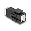 USB-B Keystone module | USB2.0 | zwart