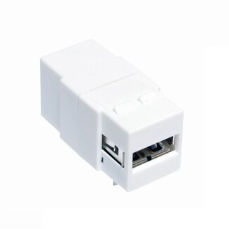 LogiLink USB-A - USB-B Keystone module | USB2.0 | wit