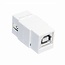 USB-A - USB-B Keystone module | USB2.0 | wit