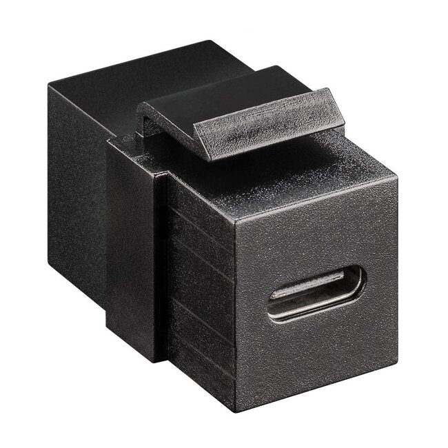USB-C Keystone module | USB3.2 10 Gbps | zwart