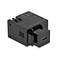 USB-C - terminal block Keystone USB-lader module | 10,5W | zwart