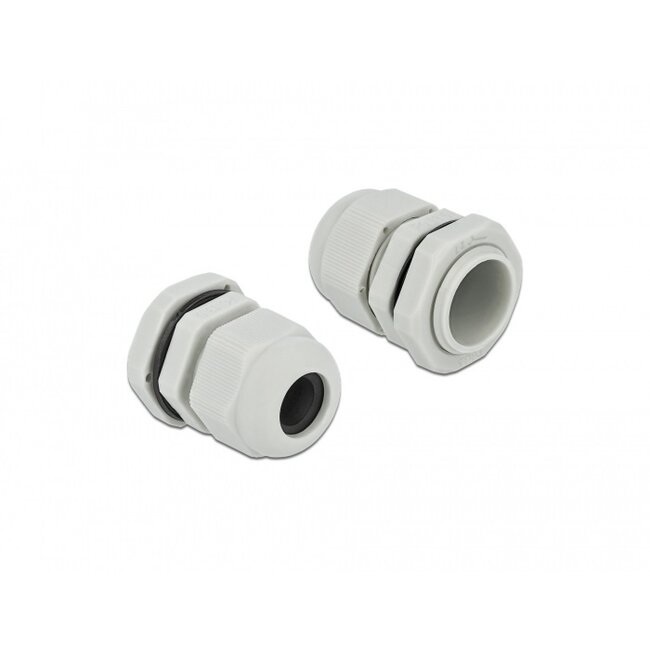 Kabelwartel | PG13.5 | 6-12 mm | IP68 | grijs | 10 stuks