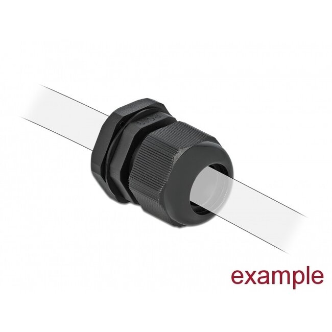 Kabelwartel | PG21 | 13-18 mm | IP68 | zwart | 10 stuks