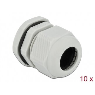 DeLOCK Kabelwartel | PG21 | 13-18 mm | IP68 | grijs | 10 stuks