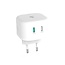 Nedis USB thuislader | 2x USB-C PD | Smart IC | GaN | 45W | wit