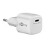 Goobay nano USB thuislader | 1x USB-C PD | GaN | 20W | wit