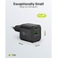 Goobay nano USB lader | USB-C PD + USB-A QC | GaN | 20W | zwart
