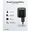 Goobay nano USB lader | USB-C PD + USB-A QC | GaN | 20W | zwart